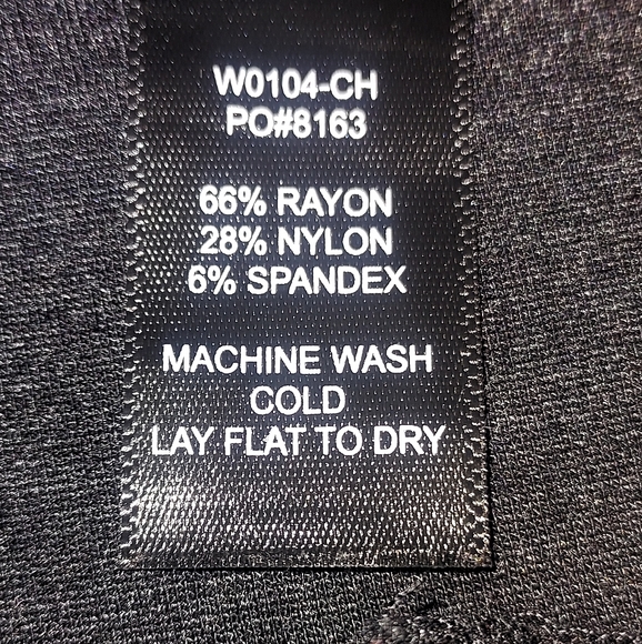 Betabrand Dark Charcoal Gray Pants. Size M - Picture 7 of 9